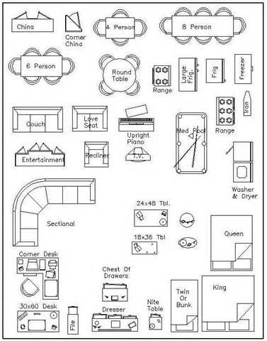 Apartment Furniture Layout, Room Sketch, Floor Plan Symbols, Free Floor Plans, Interior Design Template, Bedroom Furniture Layout, Interior Design Sketches, Free Furniture, Furniture Placement