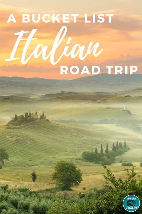 This road trip itinerary in Italy takes you to all the must see places and some hidden gems too. A road trip in Italy for 1 month or 1 week! itinerary.#italyroadtrip #roadtripitaly #visititaly #italyroadtripitinerary #italytraveltipss #italianroadtrip Bucket List Italy, Italy Road Trip Itinerary, Landscapes Architecture, Italy Road Trip, Italy Road, Driving In Italy, Road Trip France, Motorhome Travels, Italy Culture