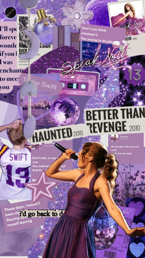 Taylor Swift Speak Now💜 The Beginning Of Everything, Baby Taylor, Swift Wallpaper, Taylor Swift Tour Outfits, Taylor Swift Speak Now, Swift Tour, Taylor Swift Posters, All About Taylor Swift, Speak Now