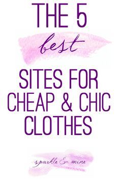 The BEST sites to shop for cheap and chic clothes! This post is seriously so helpful for any girl that wants to look high-end on a budget! I already know and love a couple of these stores, but the rest are not that well-known and absolutely amazing! Pin now, shop later!! How To Have Style, Va Va Voom, Best Sites, Chic Clothes, Shopping Sites, Cheap Clothes, Inspiration Mode, Mode Inspiration, Shopping Hacks