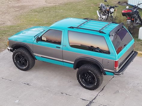 Lifted Blazer 4x4, Chevy Luv, Car Part Art, Datsun Pickup, Chevrolet S 10, Gmc Pickup Trucks, Gmc Sonoma, S10 Blazer, Chevy Blazer