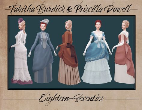 Sims 4 Historical Clothes, Sims 4 Victorian Cc Maxis Match, Victorian Era Sims 4 Cc, Sims 4 1870s Cc, 1800 Sims 4 Cc, Sims 4 Cc Victorian Dress, 1800s Sims 4 Cc, Sims4 Victorian Cc, Sims 4 Victorian Cc Clothes