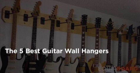 Of the many ways to store your guitars or basses in your home or studio, none are quite as cool as hanging them on the wall. In this guide we test out and review the best guitar wall hangers. Hanging Guitars On Wall Ideas, Hang Guitar On Wall, Guitars On Wall, Hanging Guitars, Guitar Wall Hanger, Drywall Anchor, Guitar Hanger, Best Guitar, Youth Room