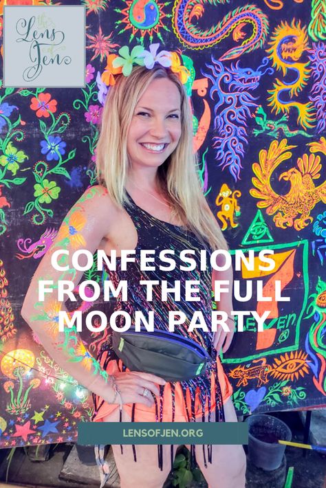 When I went to the Full Moon Party on the Thailand Island of Koh Phangan, I went alone. It was a terrifying start to what turned out to be an incredible night of dancing on the beach with new friends. It isn’t always easy to solo travel and definitely isn’t easy to attend a big party solo. But it is liberating. Click through for my Full Moon Party story and for tips and tricks on surviving Thailand’s Full Moon Party.  #thailand #travel #fullmoonparty #thaiislands #solotravel #kohphangan Full Moon Party Thailand, Moon Party Ideas, Goddess Party, Thailand Outfit, Thai Islands, Full Moon Party, Moon Party, Elephant Sanctuary, Koh Phangan