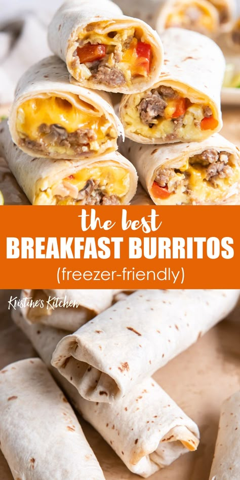 Breakfast Burritos Frozen High Protein, High Protein Freezer Breakfast Burritos, Breakfast Sausage Meal Prep, Meal Prep Breakfast Wraps, Make Ahead Freezer Breakfast Burritos, Protein Breakfast Burrito Meal Prep, Breakfast Sandwich Recipes Meal Prep, Easy Healthy Breakfast Meal Prep Ideas, Breakfast Burrito Meal Prep Healthy