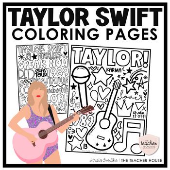 Taylor Swift Trivia Printable, Taylor Swift Crafts Ideas For Kids, Taylor Swift Coloring Pages Printable, Taylor Swift Art Projects, Taylor Swift Crafts For Kids, Taylor Swift Colouring Pages, Taylor Swift Kids Birthday Party, Taylor Swift Activities, Taylor Swift Birthday Theme