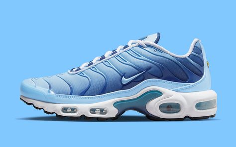 Tn Bleu, Blue Low-top Nike Air Max, Blue Nike Air Max Low-top, Nike Tn Plus 3, Blue Air Max, Nike Tn, White Liners, University Blue, Air Max Plus