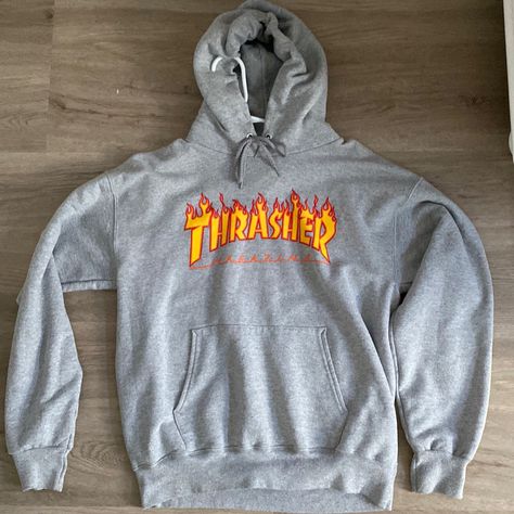 -Brand New Never Worn -Mens Small -Bought At Zumiez Originally $80 #Thrasher #Skate #Skateboard #Sk #Skateboardingisfun #Skatelife #Skateordie #Skateboarding #Skateanddestroy #Skateeverydamnday #Berrics #Skater #Skatepark #Skatecrunch #Thrashmetal #Metrogrammed #Vans #Metalhead #Skateboarder #Skateboards #Thrashermagazine #Heavymetal #Skategram #Metal #Streetwear #Skateshop #Supreme #Thankyouskateboarding #Skating #Nike #Hoodie #Hoodiemurah #Sweater #Fashion #Hoodies #Tshirt #Jaket #Clothing #St Zumiez Outfits, Thrasher Skate, Thrasher Hoodie, Thrasher Shirt, Skater Hoodie, Skater Outfits, Casual Outfit Inspiration, Baggy Clothes, Skate Shop