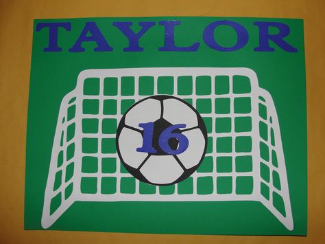 Soccer door sign for hotel Hotel Door Decorations, Soccer Signs, Travel Soccer, Soccer Locker, Stuco Ideas, Soccer Ideas, Soccer Posters, Soccer Essentials, Soccer Banners