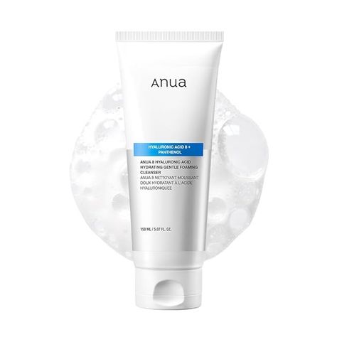 Amazon.com: ANUA Hydrating Gentle Foaming Cleanser, Hyaluronic Acid, Glycerin, Zinc, Panthenol, Korean Face Wash for Dry Skin, for Double Cleansing, Korean Skincare (150ml/5.07fl oz.) : Beauty & Personal Care Korean Face Wash, Face Wash For Dry Skin, Gentle Foaming Cleanser, Oil Based Cleanser, Korean Face, Double Cleansing, Foaming Cleanser, Skin Barrier, Facial Wash