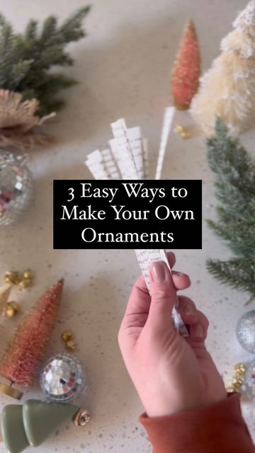 Easy Diy Christmas Ornaments, Diy Christmas Ornaments Easy, Christmas Hacks, Easy Christmas Diy, Diy Home Improvement, Get Creative, Personalized Christmas Ornaments, Diy Personalized, Diy Christmas Ornaments