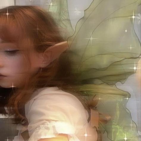 Elf Aesthetic, Fairycore Fairy, Elf, Ginger, Green