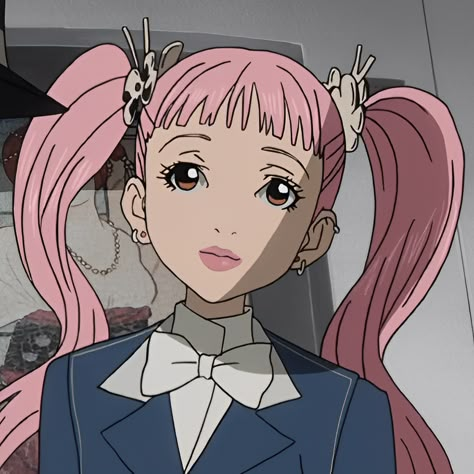 𝒑𝒂𝒓𝒂𝒅𝒊𝒔𝒆 𝒌𝒊𝒔𝒔 Paradise Kiss Hairstyle, Pink Hair Anime Characters, Cute Icons Profile, Yukari Paradise Kiss, Paradise Kiss Miwako, Miwako Sakurada, Pink Hair Anime, Anime Kingdom, Shoujo Anime