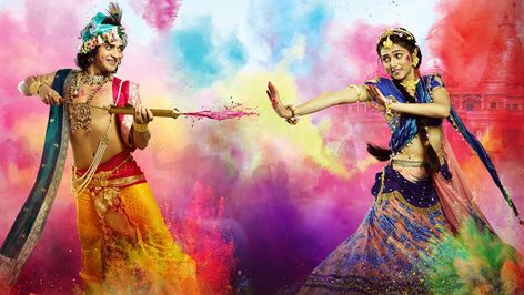 ‘RadhaKrishn’ will reveal to the audience the significance behind this colourful festival which is celebrated across the country. New Holi, Holi Status, Krishna Holi, Happy Holi Images, Radha Krishna Holi, Holi Images, Holi Wishes, Radha Krishna Songs, Holi Special