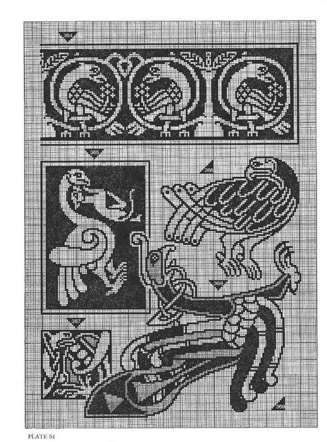 Celtic Cross Stitch, Celtic Patterns, Cross Stitch Bird, Cross Stitch Animals, Chart Design, Cross Stitch Patterns Free, Celtic Designs, Knitting Charts, Cross Stitch Charts