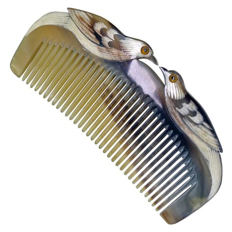 PRICES MAY VARY. Natural Ox Horn Comb--The Horn comb is made of Ox Horn by Vietnam traditional handicraft, Shiny and quite thick Unique color for each Ox comb, It is beautiful & Amazing color for double size Love bird Caving Uses his Horn comb all the time--Reduce hair loss & breakage,it helps dandruff, cleanses the scalp, soothes itching and makes the hair shine. No Snags, No Tangle, Anti-Static: Say goodbye to fluffy, frizzy or messy hair! Amazing Love Bird Engraved , perfect gift for Mum & Da Bird Engraving, Fine Tooth Comb, Last Unicorn, The Last Unicorn, Love Bird, Caving, Hair Shine, Messy Hair, Gift For Mum