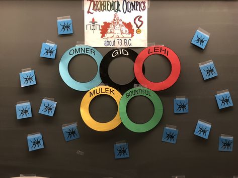 Book of Mormon Zarahemla Olympics ZAP Game for LDS groups. Zap Game, Seminary Games, Summer Olympics Activities, Cheap Birthday Gifts, Olympics Activities, Outside Games, Youth Games, Minute To Win It Games, Christmas Program