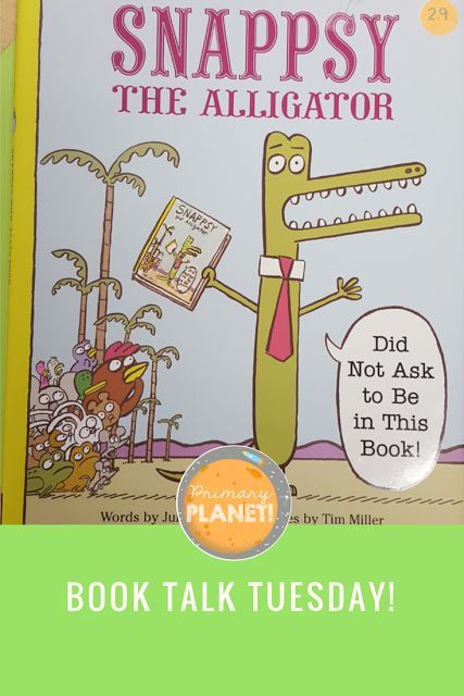 Book Talk Tuesday: Snappsy the Alligator (Did Not Ask to Be in This Book!) with a reading response to accompany the book!  See the book trailer and read about how I use it in my second grade classroom! Talk About It Tuesday, Second Grade Classroom, Phonics Flashcards, Homework Folder, Early Finishers Activities, Back To School Hacks, Reading Response, It Funny, Book Trailer