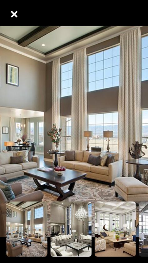 Floor Ceiling Windows Living Room, Great Room Windows High Ceilings, Tall Windows Living Room Curtains, Curtains Large Windows Living Rooms, Big Living Room Window Ideas, Curtains For Large Living Room Window, Elegant Curtains Living Room, Tall Curtains Living Room, Curtain Ideas For Large Windows