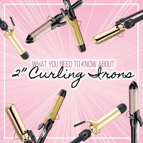 Simple Guide for 2 inch curling irons 2 Inch Curling Iron, Hairdresser Quotes, Good Curling Irons, Hot Air Brush, Bold Hair Color, Beach Styles, Hollywood Hair, Curling Iron Hairstyles, How To Curl Short Hair