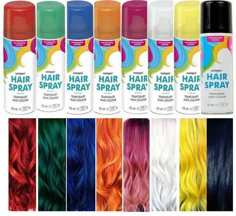 Temporary Hair Color Spray Wash Out Washable Party Fancy Dress Up Accessories Party Halloween Hairspray hair spray - 4.5 oz This hair spray brings a fantastic and vibrant look to your hair. This hair spray is ideal for dress-up play, costume events, Halloween, and more. This hair spray is safe to use and no harmful materials that can damage your hair.    Please choose the quantity from drop drown menu. If you choose Mixed color from the drop down menu, random color will be shipped . **FREE UK DE Homemade Hair Color, Washable Hair Color, Permanent Hair Dye Colors, Temporary Hair Color Spray, Hair Color Spray, Dress Up Party, Dyed Blonde Hair, Fancy Dress Up, Temporary Hair Color