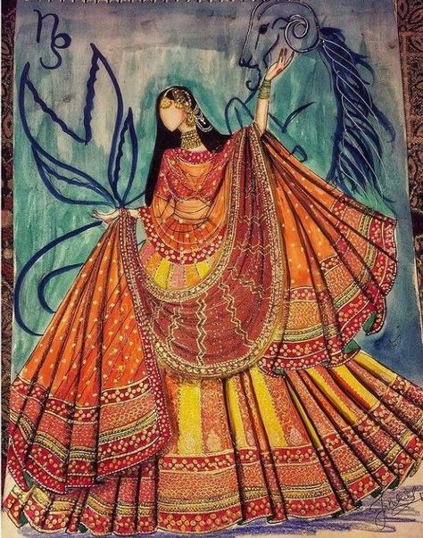 Dress Illustration Art, Bride Fashion Illustration, Change Art, Traditional Lehenga, Diwali Candles, Fashion Illustration Tutorial, Fashion Illustration Collage, Fashion Figure Drawing, Boho Art Drawings