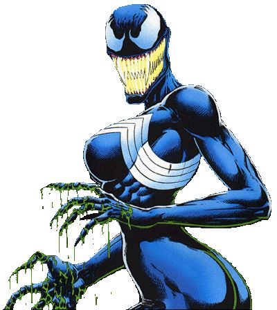 Ann Weying was the ex-wife of Eddie Brock, and briefly wore the Venom symbiote. Venom X Spiderman, Spiderman X Venom, Spiderman Symbiote, She Venom, Venom Girl, Superhero Girl, Symbiotes Marvel, Venom Art, Venom Comics