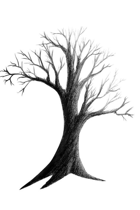 Pencil drawing Dry Tree, Tree Drawing, Pencil Drawing, Pencil Drawings, Pencil, Celestial Bodies, Drawings, Art