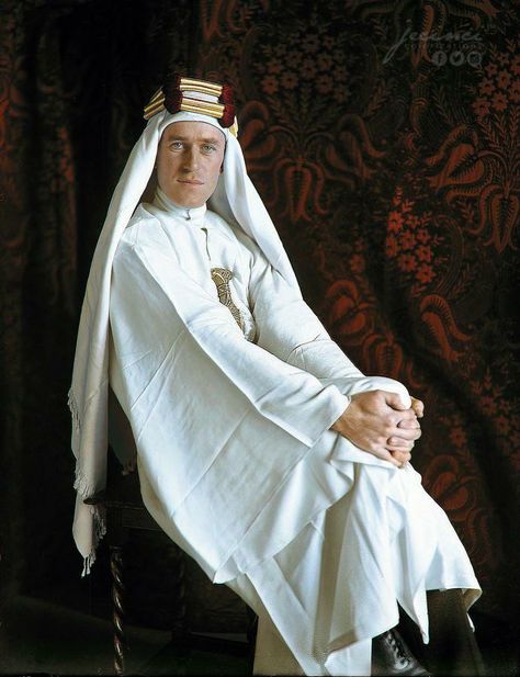 Lawrence of Arabia (Thomas Edward Lawrence) - 1918 Arab Revolt, T E Lawrence, David Lean, Lawrence Of Arabia, Ww2 History, Historical Images, History Pictures, History Photos, Historical Pictures