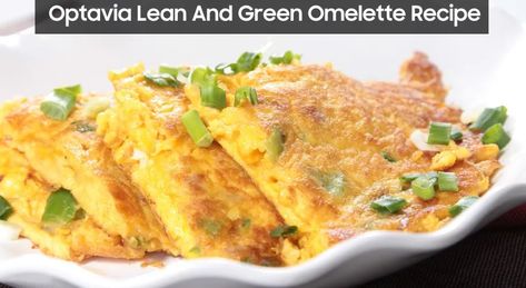 Optavia Lean And Green Omelette Recipe Green Omelette, Omlet Recipes, Omelette Recipe Easy, Optavia Lean And Green Recipes, Spaghetti Squash Lasagna, Optavia Lean And Green, Squash Lasagna, Green Breakfast, Pasta Al Pesto