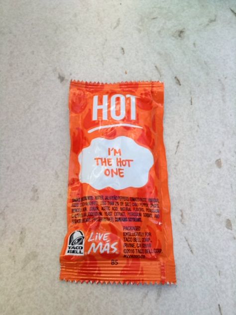 Taco Bell Sauce Packets, Taco Bell Sauce, Taco Mix, Food Ads, Spirit Week, Taco Bell, Tell The Truth, Horror Movie, The Truth