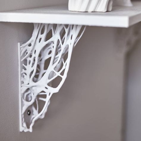 3d Printed Shelf Brackets, 3d Printing Ideas, Shelf Support, 3d Printed Objects, 3d Printing Projects, Shelf Bracket, Shelf Supports, Shelf Brackets, A Shelf