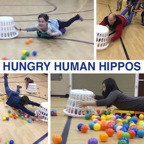 Human Hungry Hippo....these are the BEST Game Ideas for Kids & Adults! Human Hungry Hippos, Life Size Games, Youth Games, Youth Group Games, Minute To Win It Games, Hungry Hippos, Youth Activities, Team Training, Backyard Games