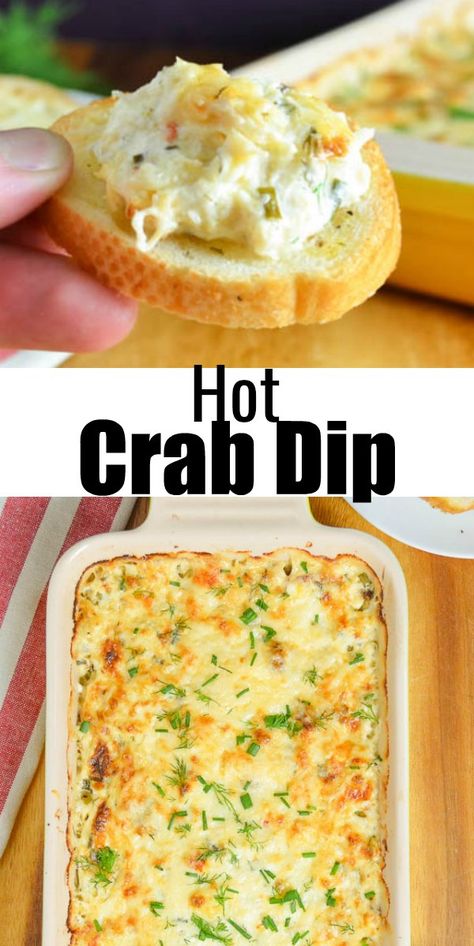 Hot Crab Dip Recipe, Favorite Party Appetizers, Lump Crab Meat, Hot Crab Dip, Lump Crab, Crab Dip, Slow Cooker Desserts, Appetizers Recipes, Snacks Für Party