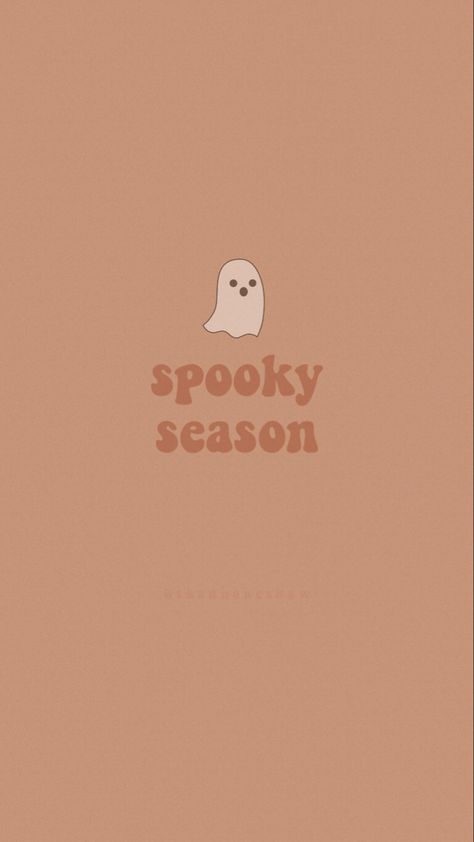 Spooky Season, Ghost, Orange, Halloween