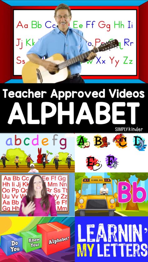 This is a fun way to teach kids the alphabet as it visually shows them the letter and what sound it makes as well. Alphabet Songs For Kindergarten, Abc Songs For Preschool, Alphabet Games For Kindergarten, Transportation Songs, Preschool Teacher Tips, Songs For Teachers, Letter Sounds Preschool, Jack Hartmann, Phonics Videos