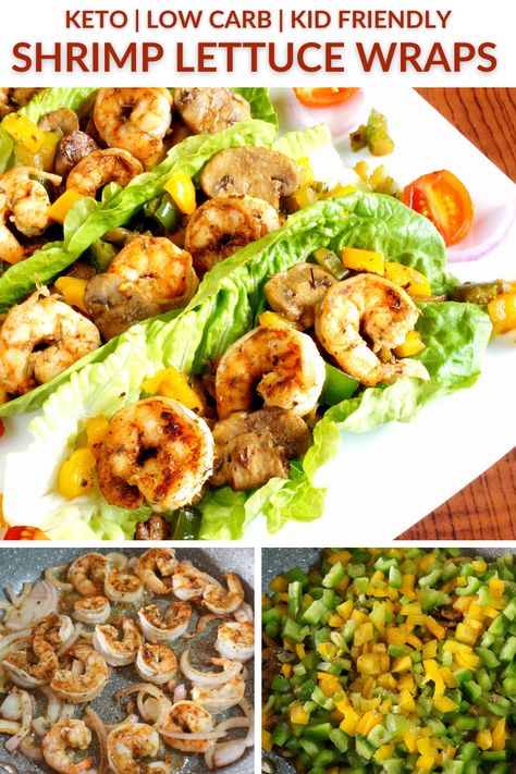 Cajun Shrimp Lettuce Wraps, Healthy Taco Shrimp Lettuce Wraps, Taco Shrimp Lettuce Boats, Shrimp Lettuce Boats, Keto Shrimp Tacos, Lettuce Boat Recipes, Romaine Lettuce Wraps, Creamy Cajun Sauce, Cajun Cream Sauce