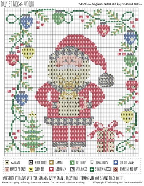 Gallery.ru / Фото #82 - Stitching With the Housewives - Mussen Stitching Housewives Gallery.ru, Stitching With The Housewives Free Patterns, Stitching With The Housewives Patterns, Stitching With The Housewives Gallery Ru, Primrose Cottage Stitches Gallery.ru, Gallery Ru Cross Stitch Charts, Stitching With The Housewives, Mod Christmas, Santa Cross Stitch