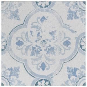 French Country Tile, Blue And White Tile, Affinity Tile, Quarry Tiles, Merola Tile, Rustic Stone, House Tiles, Ceramic Floor, Natural Stone Tile