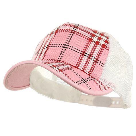 Plaid Straw Trucker Caps - Pink - C6111GHZZ7V - Hats & Caps, Women's Hats & Caps, Baseball Caps  #fashionwomen #womenhats #womencaps #outfits #Baseball Caps Cool Baseball Caps, Cute Caps, Women Hats Fashion, Trendy Hat, Cap Collection, Women's Beanie, Women's Hats, Womens Baseball Cap, Leather Cap