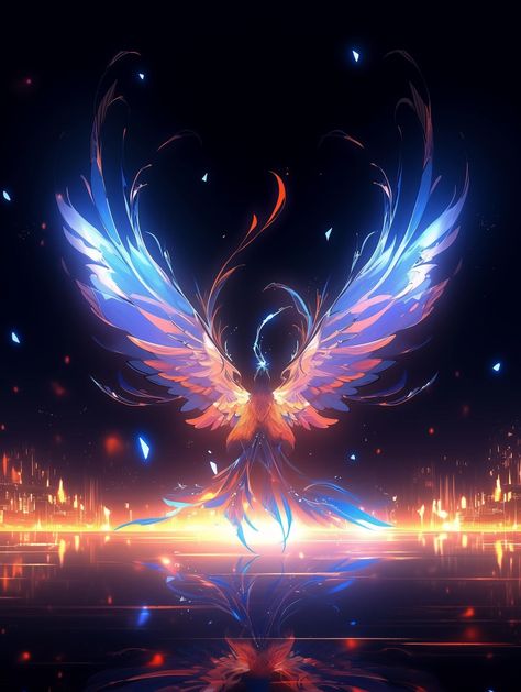 Phoenix Wings Art, Galaxy Wings, Fantasy Wings, Phoenix Artwork, Magic Wings, Angel Manga, Mythical Creatures Fantasy, Doraemon Wallpapers, Dreamy Artwork