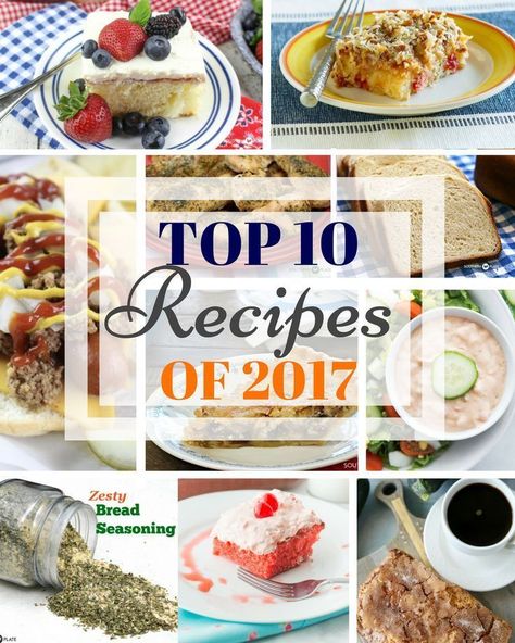 Top 10 Recipes of 2017 from Southern Plate. #easy #recipes #toprecipes Best Grill Recipes, Homemade Pie Recipes, Group Recipes, Plate Recipes, Favorite Pie Recipes, Southern Plate, Homecooked Meals, Supper Recipes, Southern Cooking