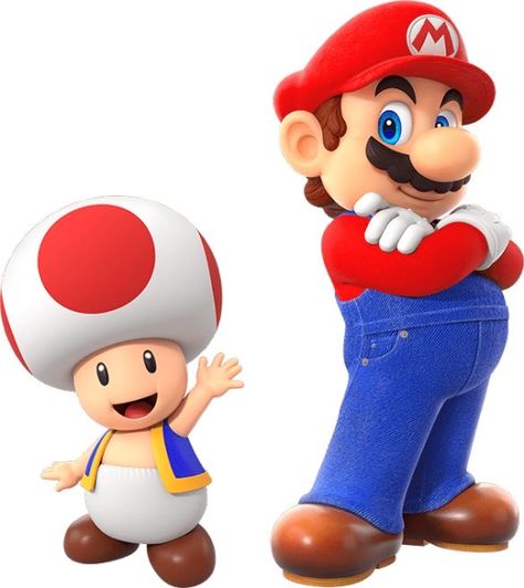 Toad Mario Bros, Toad Super Mario, Toad Mario, Mario Toad, Super Mario Art, Mario Art, Donkey Kong, Video Game Characters, Super Mario Bros