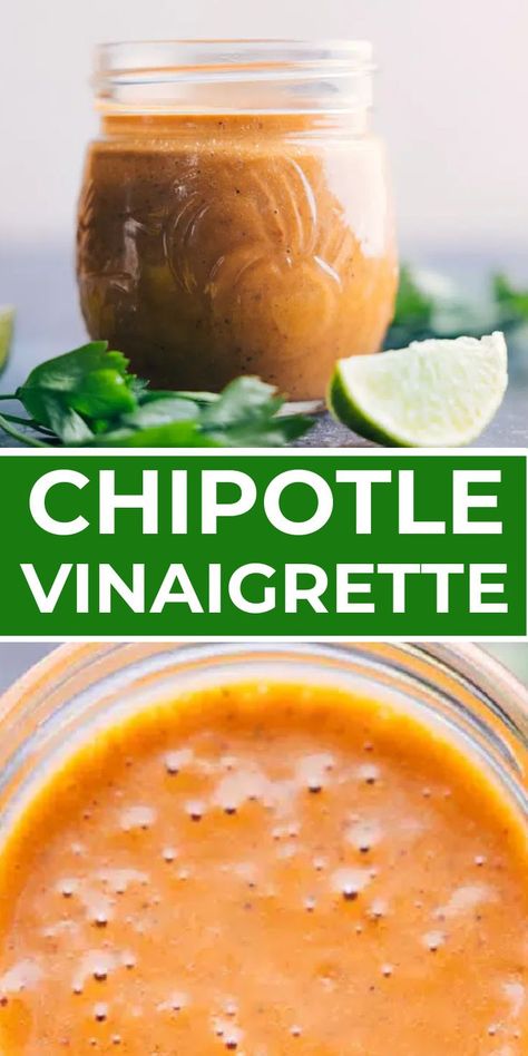 Chipotle Honey Vinaigrette, Chipotle Vinaigrette, Healthy Dressing Recipes, Honey Vinaigrette, Chipotle Dressing, Salad Dressing Recipes Healthy, Pantry Ingredients, Favorite Salad, Vinaigrette Recipe