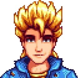 Stardew Valley Fanart, Stardew Valley, Kinds Of Music, Playing Guitar, Pixel Art, Blonde, Zelda Characters, Fan Art, Memes