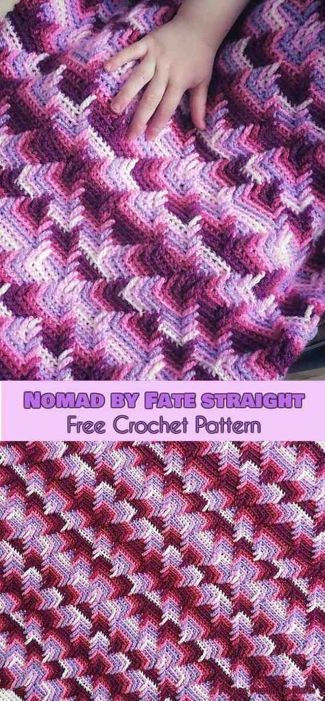 Nomad by Fate Straight Free Crochet Pattern #freecrochetpatterns #crochetblanket apache tears Crocheting Gifts, Afghan Crochet Patterns Easy, Apache Tears, Afghans Crochet, Crocheted Blanket, Crochet Afgans, Crochet For Beginners Blanket, Crochet Blanket Afghan, Afghan Patterns