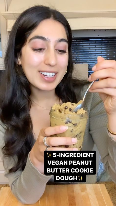 dadaeats on Instagram: NEW ✨FIVE INGREDIENT VEGAN PEANUT BUTTER COOKIE DOUGH ✨ recipe below! i am freaking out about this recipe because it’s my dream come true.… Peanut Butter Cookie Dough Recipe, Cookie Dough Healthy, Butter Cookie Dough, Vegan Peanut Butter Cookies, Cookie Dough Recipe, Peanut Butter Cookie Dough, Peanut Butter Cookie, Vegan Peanut Butter, Easy Baking Recipes Desserts