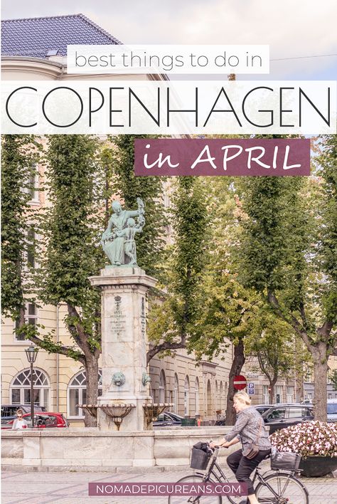 Traveling to Copenhagen in April? Read everything about the weather, what to pack, where to stay, and what to do. Includes the best events in town. #europedestinations #traveldestinations #denmark Spring In Copenhagen, Copenhagen What To Do, Denmark Scenery, Visit Copenhagen, Last Minute Vacation Deals, Top All Inclusive Resorts, Places To Visit In Germany, Travel Denmark, Things To Do In Copenhagen