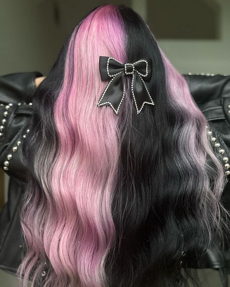 Pastel goth 🎀🖤 When you’re feeling both Paint @pravana Strength @olaplex Styled with @olaplex @alkalibeauty Tools @dysonhair… | Instagram Pastel Goth Hair, Vivid Hair, Bubble Goth, Pravana Vivids, Goth Hair, Hair Artist, Therapy Room, Pastel Hair, Artistic Hair