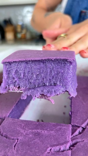 Tofu Coconut Milk, Ube Mochi Recipe, Ube Butter Mochi, Ube Butter, Hawaiian Butter Mochi, Ube Halaya Recipe, Buchi Recipe, Mochi Donuts Recipe, Ube Extract